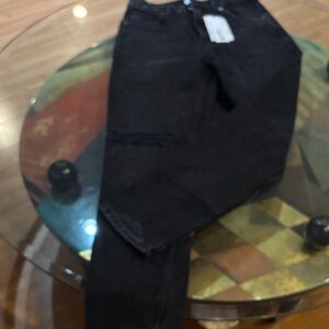 Zara Charcoal Denim Pants
